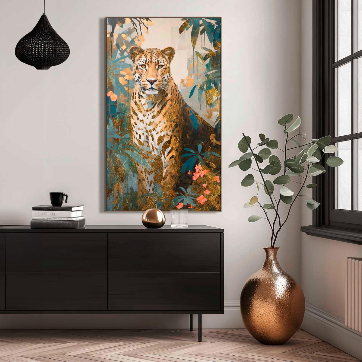 BILD Tiere  - Smaragdgrün, Basics, Holz (70/118/3,7cm) - Reinders!