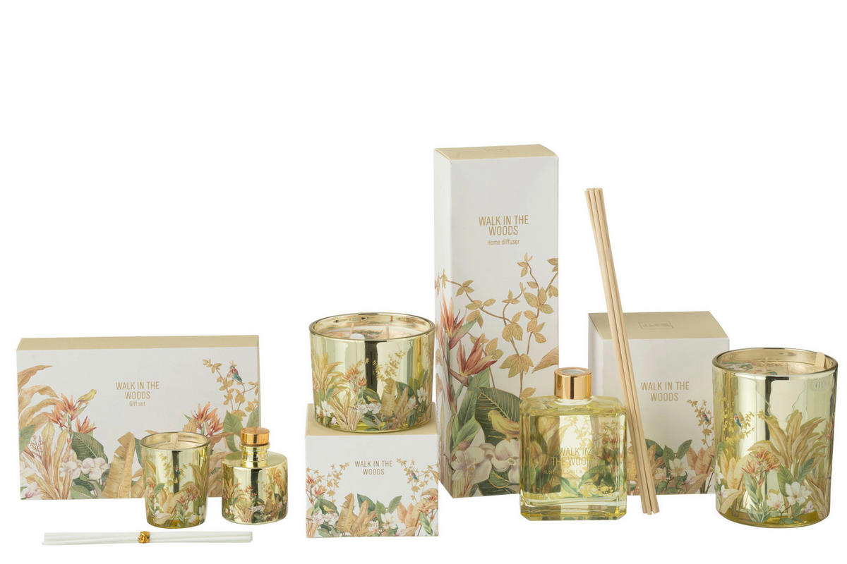 DUFTSET  - Gelb, Basics, Naturmaterialien (20/6/12,5cm)