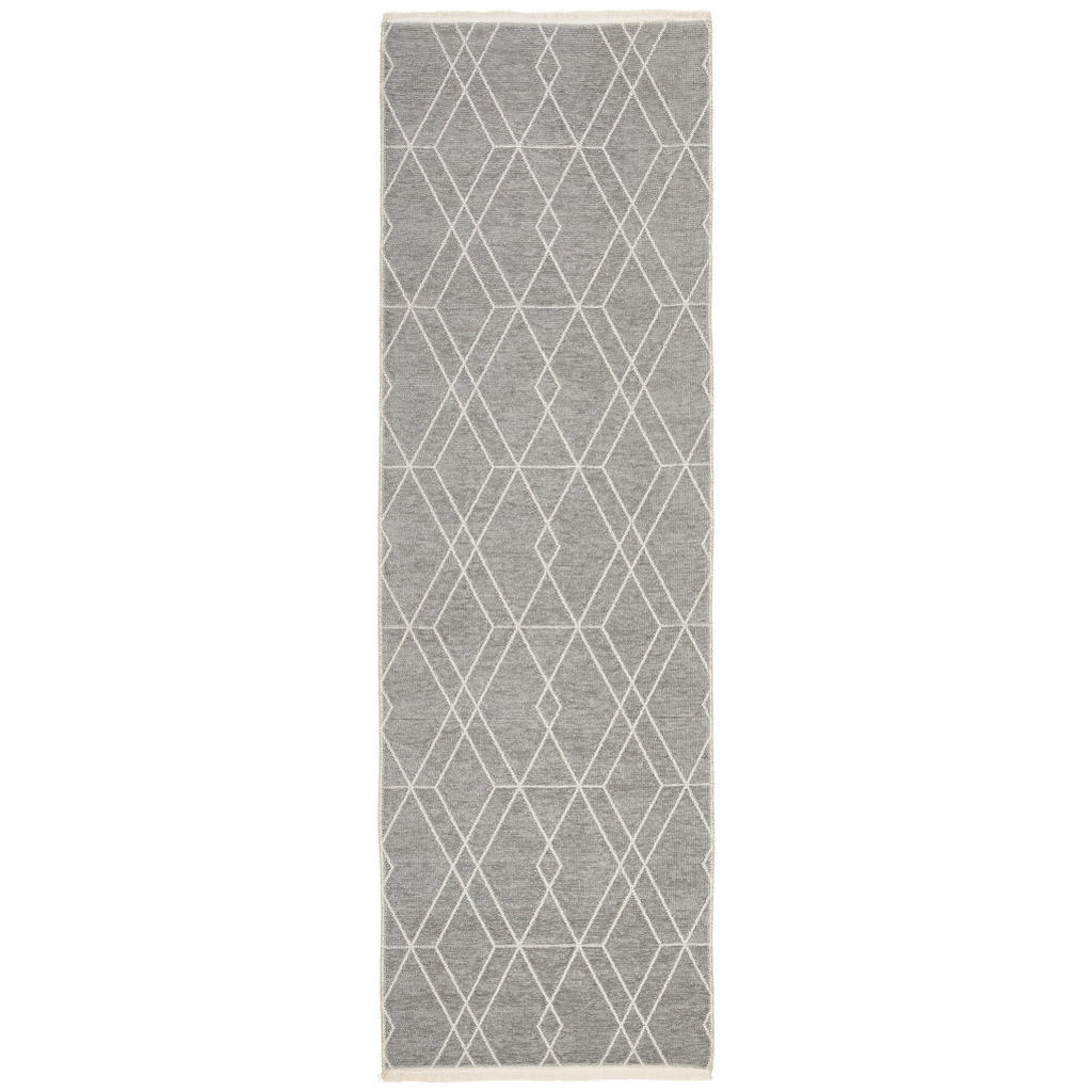 Novel BEHÚŇ, 80/250 cm sivá, biela