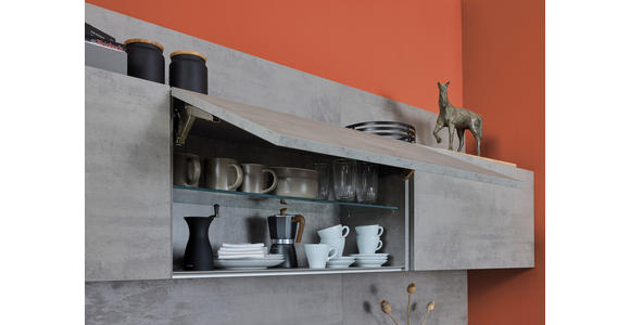 EINBAUKÜCHE - Grau, Design, Holzwerkstoff - Dieter Knoll