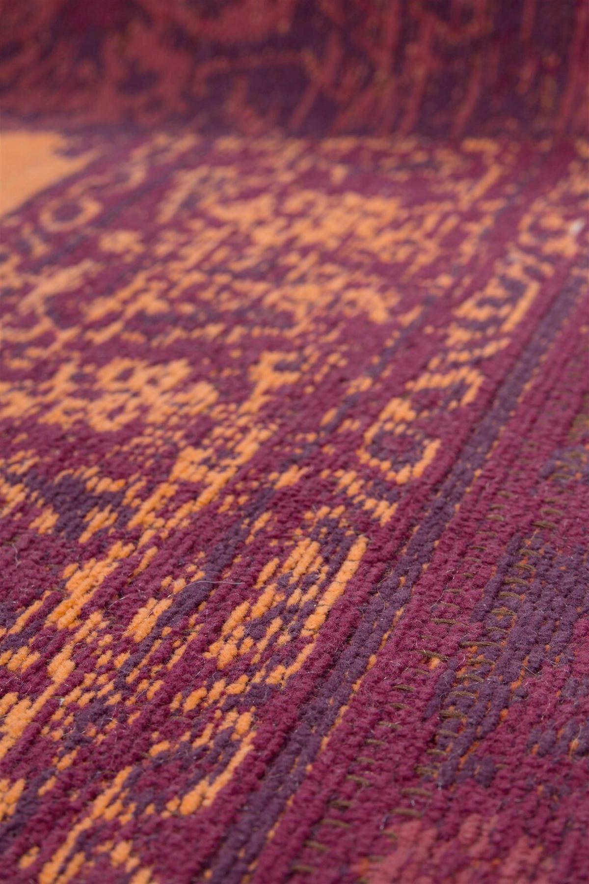 FLACHWEBETEPPICH  Wohnzimmer 80/150 cm Rot rechteckig  - Rot, Basics, Textil (80/150cm) - Kayoom