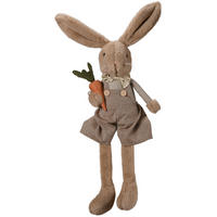 DEKOHASE - Braun/Orange, LIFESTYLE, Textil (20/72/12cm)