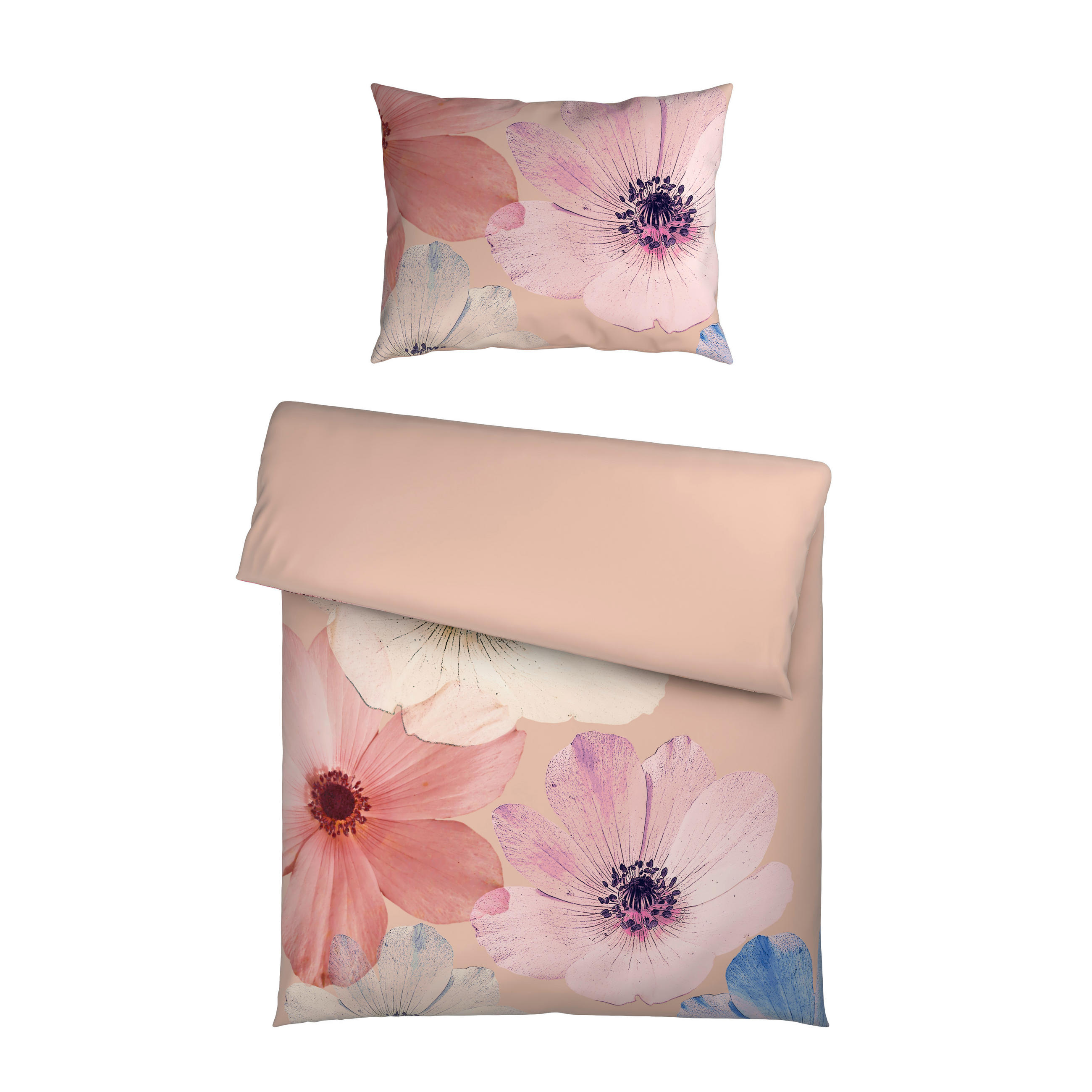 WENDEBETTWÄSCHE Satin 140/200 cm  - Beige, Textil (140/200cm) - Bio:Vio