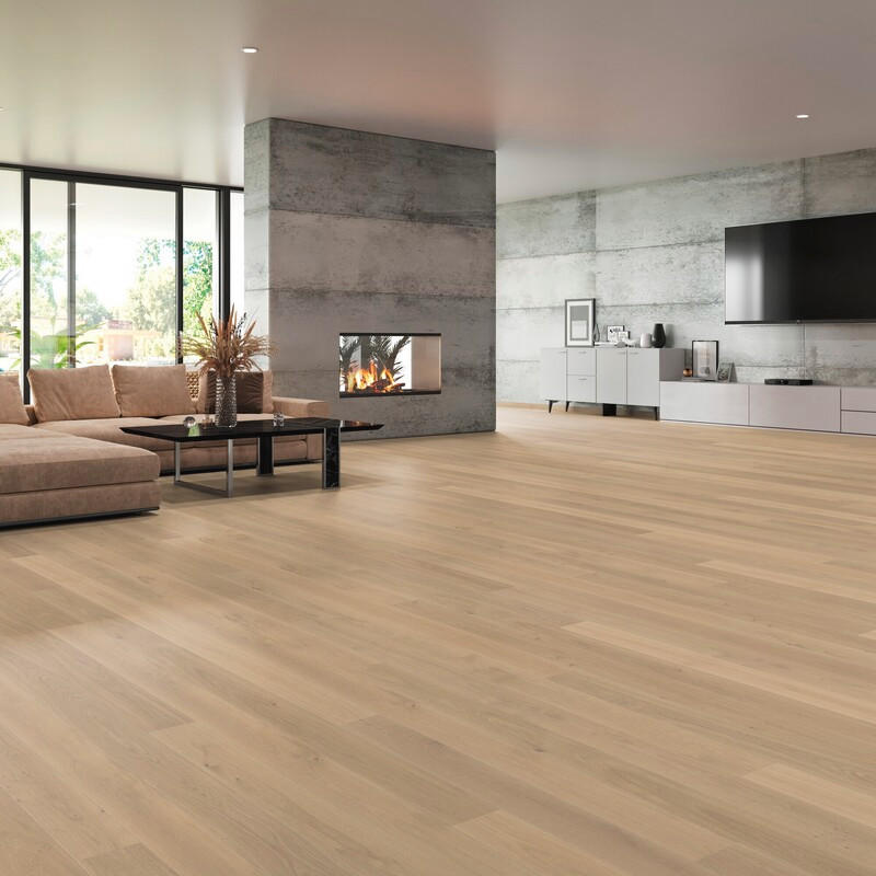 LANDHAUSDIELE Puristico Trend Eiche Weiss Balance 100013601  per  m² - Eichefarben, Trend, Holz (220,5/17,6/1,3cm) - Tilo