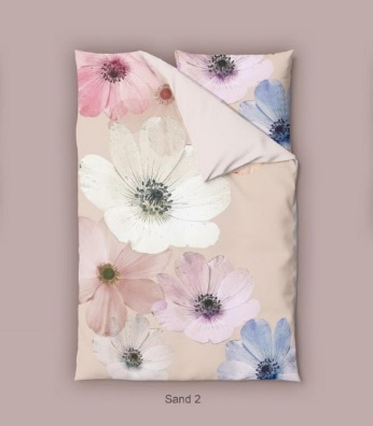 WENDEBETTWÄSCHE Satin 140/200 cm  - Beige, Textil (140/200cm) - Bio:Vio