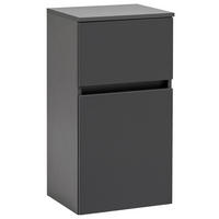 UNTERSCHRANK 40/79/35 cm   - Silberfarben/Graphitfarben, KONVENTIONELL, Holzwerkstoff (40/79/35cm) - Held