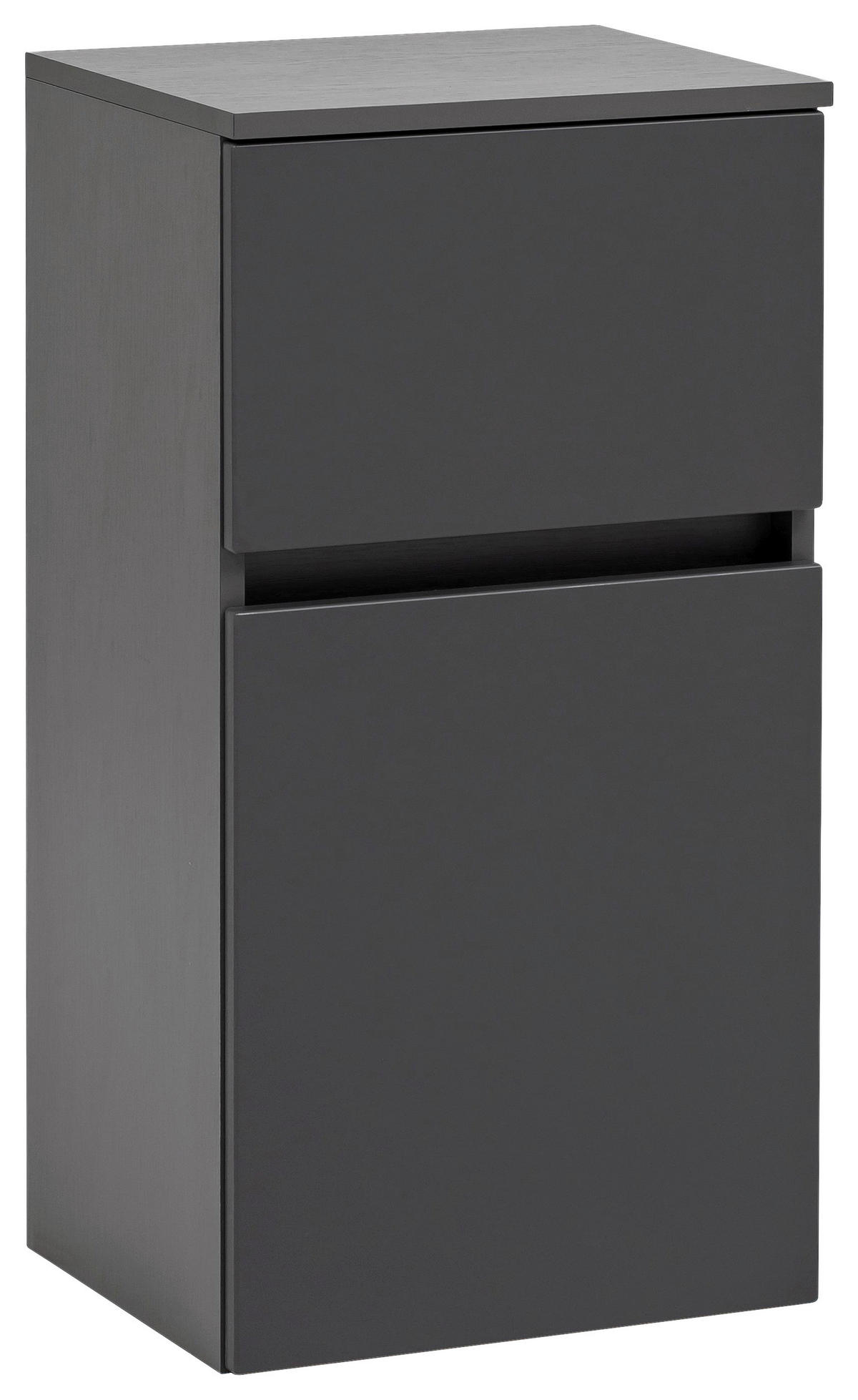 UNTERSCHRANK 40/79/35 cm   - Silberfarben/Graphitfarben, KONVENTIONELL, Holzwerkstoff (40/79/35cm) - Held