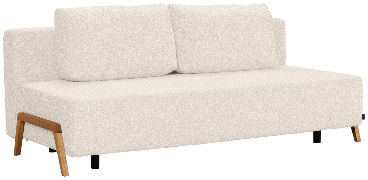 SCHLAFSOFA in Textil Creme  - Creme/Naturfarben, Design, Holz/Textil (211/88/102cm) - Niels Andersson