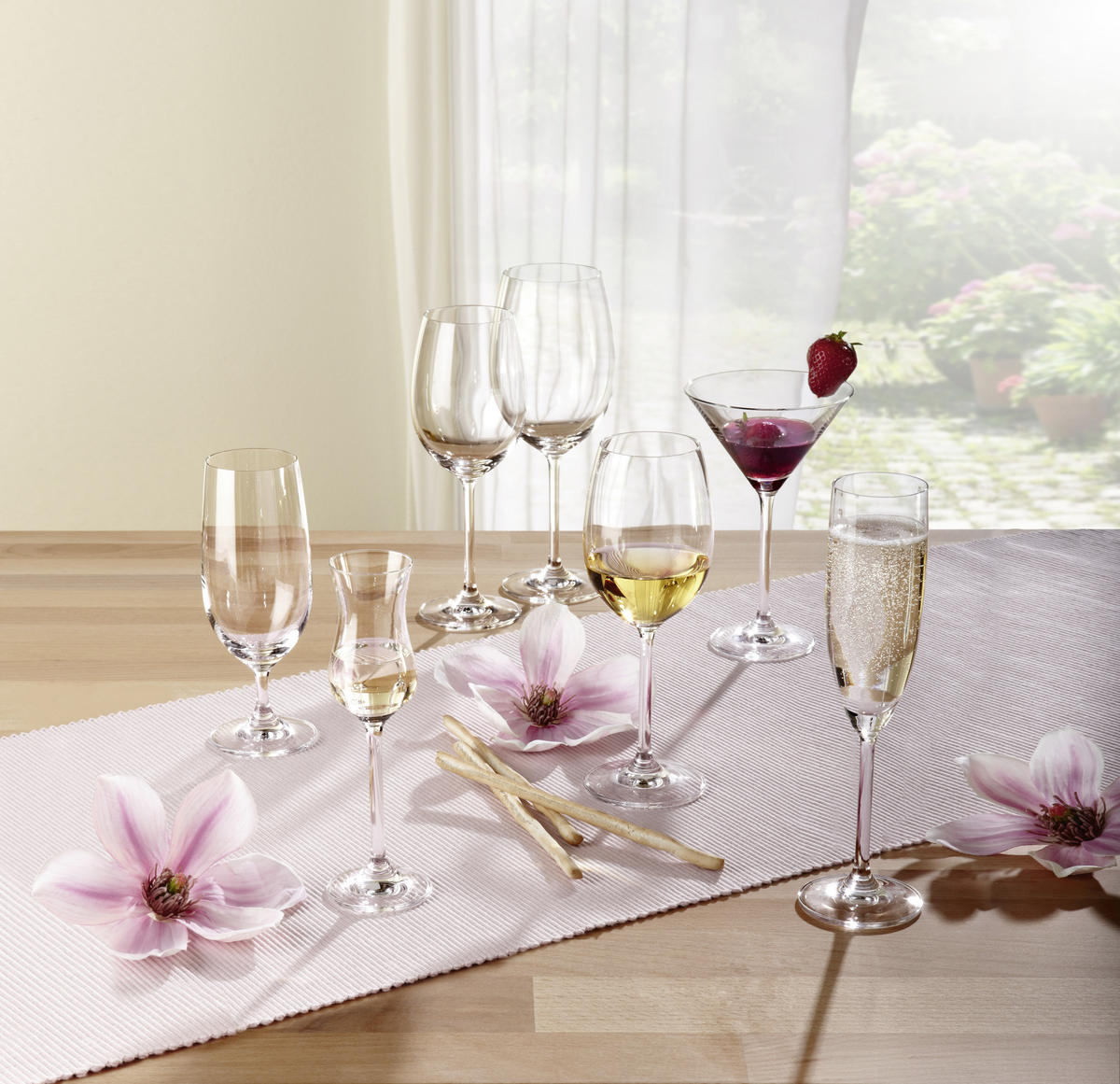 GLÄSERSET 6-teilig  - Klar, KONVENTIONELL, Glas (0,215cm) - Leonardo