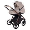 KINDERWAGENSET  Facetty  Vanilla Mousse  - Beige/Braun, Design, Textil/Metall (104,5/62/94cm) - Jimmylee