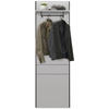 GARDEROBENPANEEL - Kaschmir/Schwarz, KONVENTIONELL, Holzwerkstoff (58/184/3,2cm) - Voleo