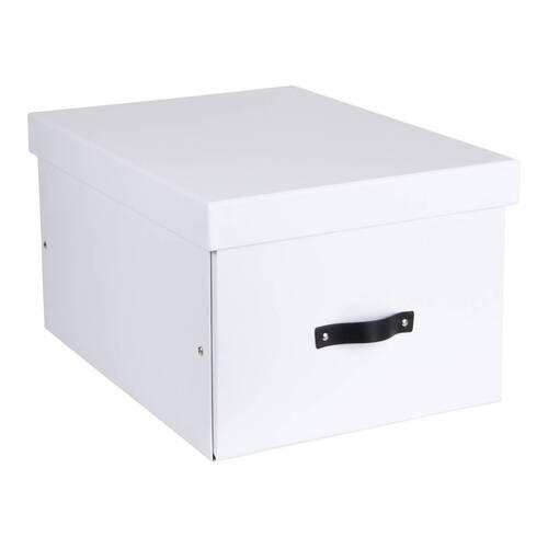 AUFBEWAHRUNGSBOX - Weiß, Basics, Karton/Papier (38/28.5/50.5cm)