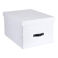 AUFBEWAHRUNGSBOX - Weiß, Basics, Karton/Papier (38/28.5/50.5cm)