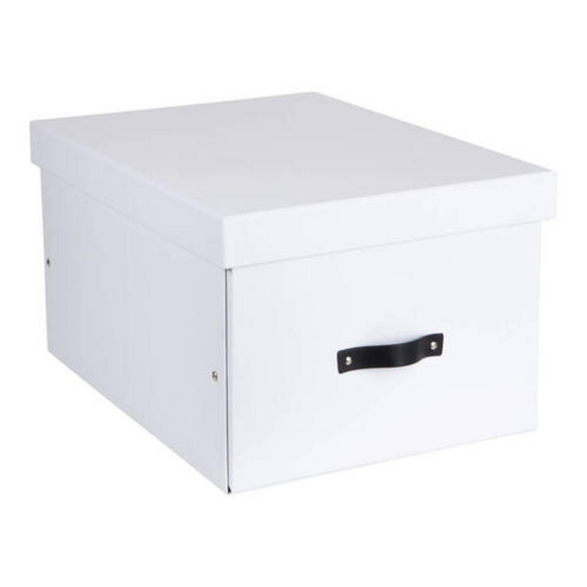 AUFBEWAHRUNGSBOX - Weiß, Basics, Karton/Papier (38/28.5/50.5cm)