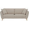 3-SITS SOFFA i flatväv beige  - beige/naturfärgad, Romantik / Lanthus, textil (215/70/47/97cm) - MID.YOU