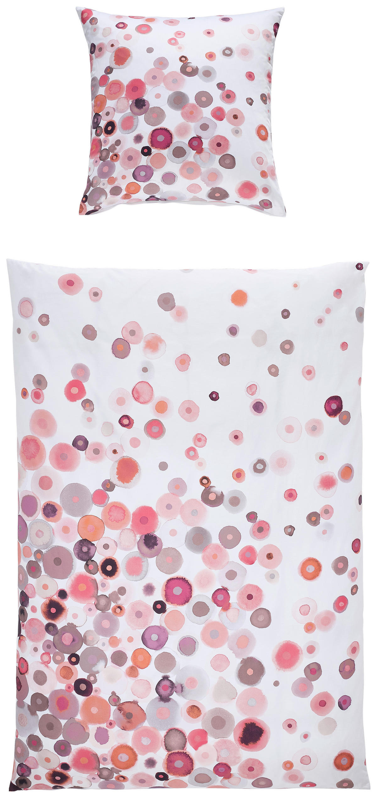 BETTWÄSCHE Makosatin 135/200 cm  - Magenta, Design, Textil (135/200cm) - Janine