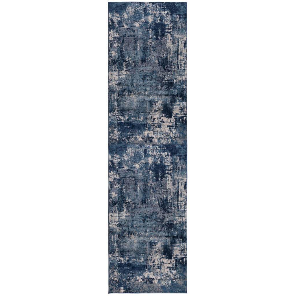 KOBEREC, 300/80 cm, modrá - modrá - textil