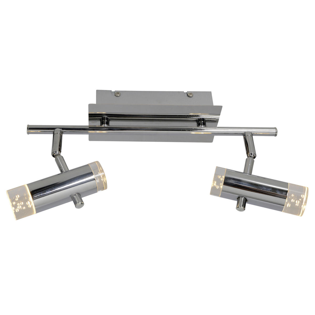 LED-STRAHLER 34 cm   - Klar/Chromfarben, Basics, Kunststoff/Metall (34cm) - Näve