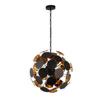 HÄNGELEUCHTE 47/135 cm  - Goldfarben/Schwarz, Design, Metall (47/135cm)