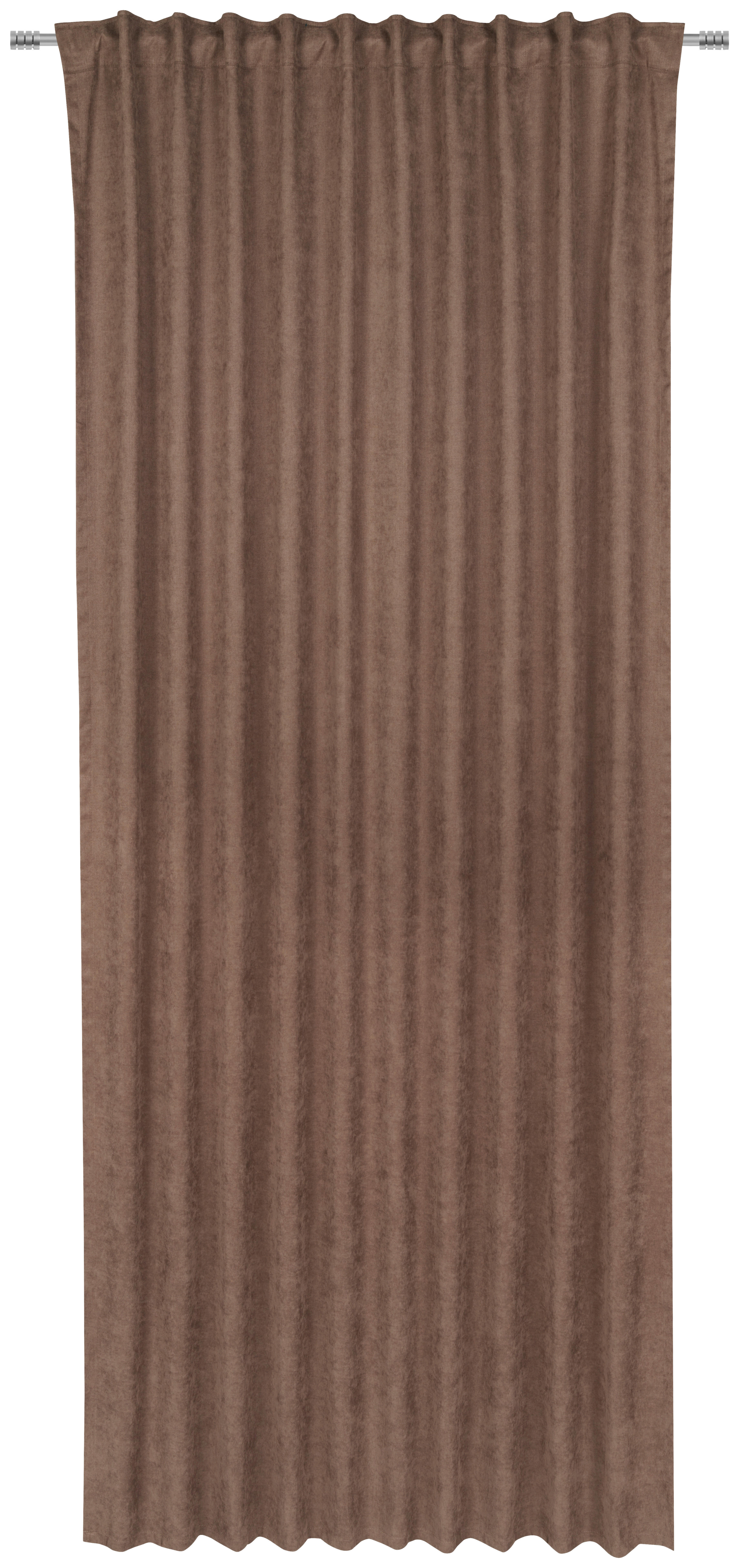 FERTIGVORHANG Harmony blickdicht 140/245 cm   - Taupe, Basics, Textil (140/245cm) - Esposa