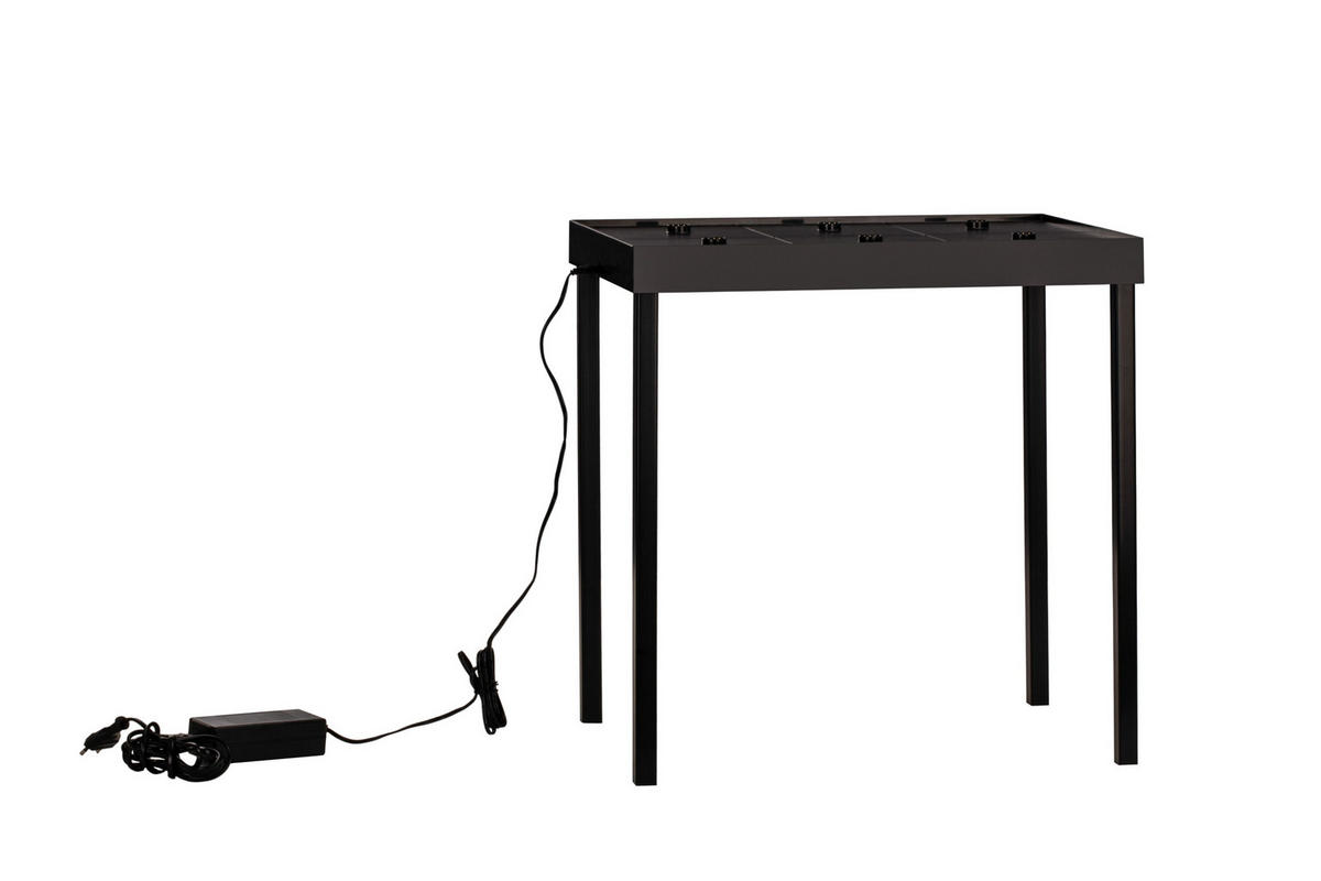 AKKULADEGERÄT  - Schwarz, Basics, Kunststoff (47/29/47,6cm) - Dieter Knoll
