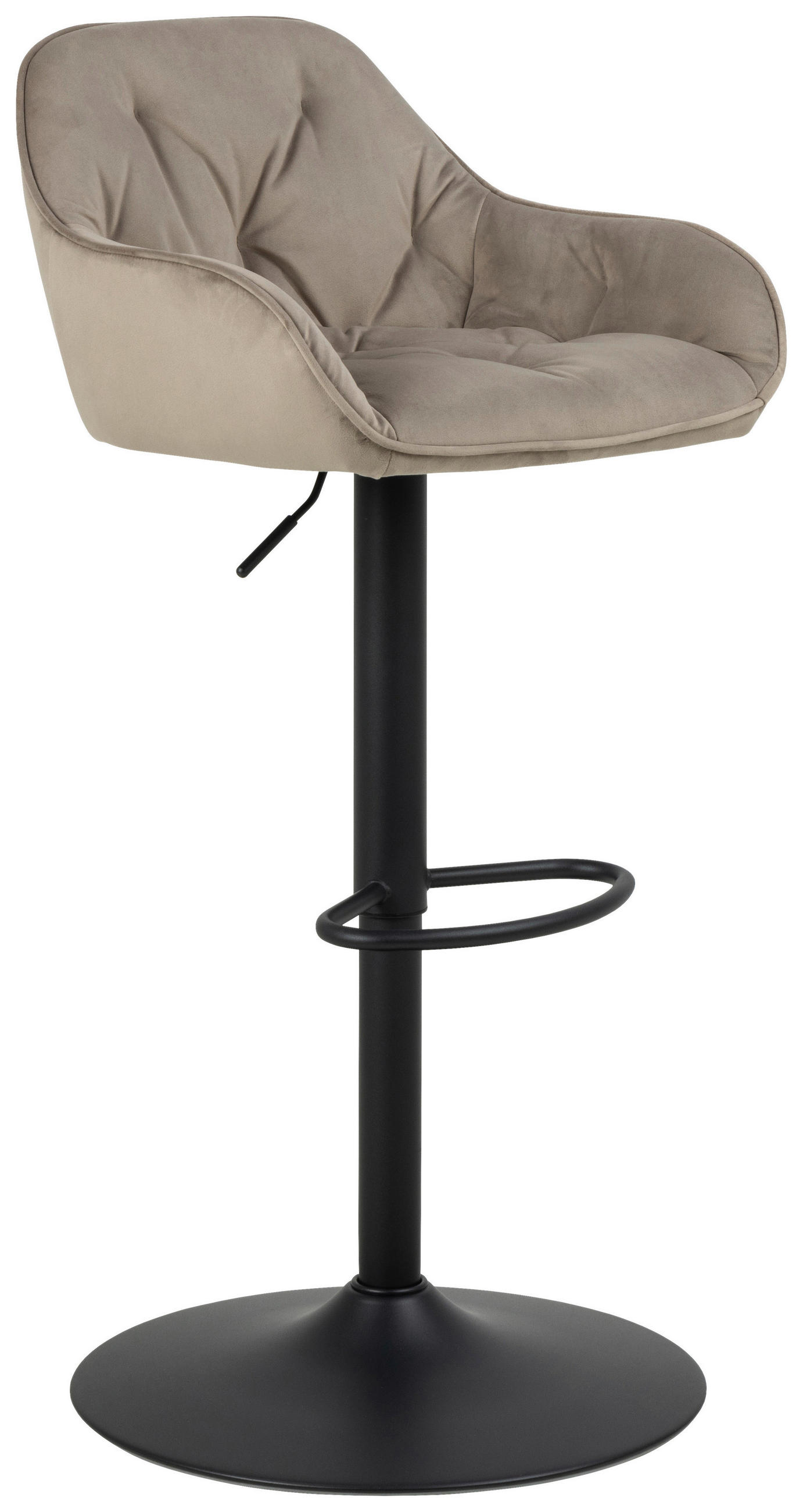 BARPALL i beige  - beige/svart, Design, metall/textil (52/109/52cm)