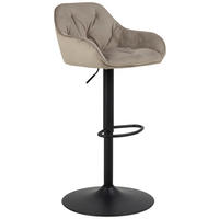 BARSKA STOLICA  bež   - bež/crna, Dizajnerski, tekstil/metal (52/109/52cm) - Carryhome