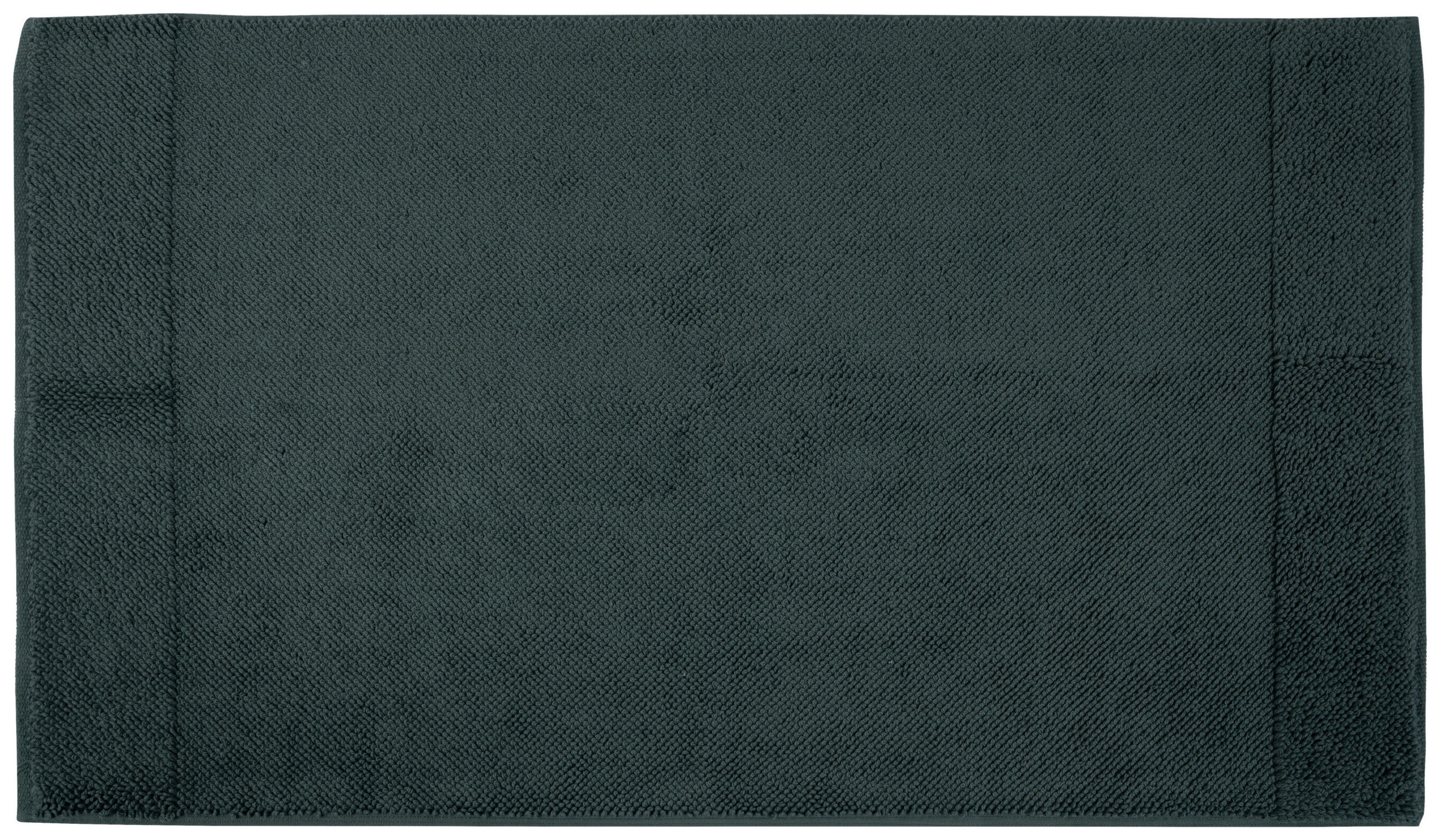 BADEMATTE Dunkelgrün 60/100 cm  - Dunkelgrün, KONVENTIONELL, Textil (60/100cm) - Bio:Vio