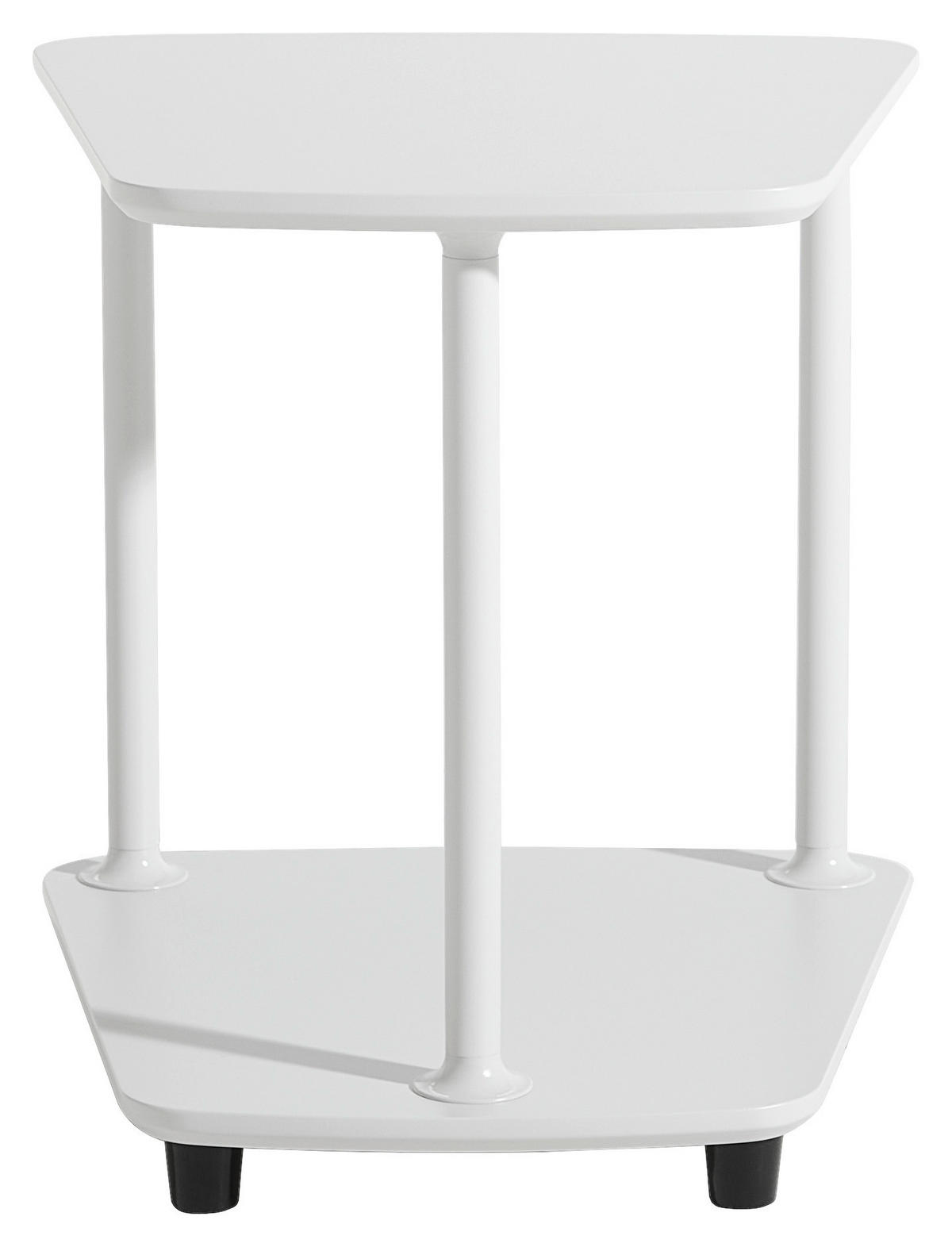 SIDOBORD i metall, trämaterial 38/28/41 cm  - gråvit/grå, Basics, metall/trämaterial (38/28/41cm) - Best Price