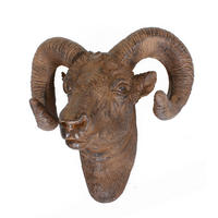 DEKOKOPF  - Braun, Basics, Kunststoff (49/30/45,6cm)