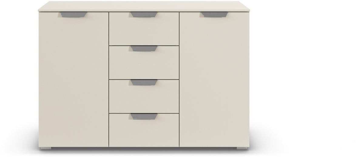 KOMMODE  in 120/81/42 cm  - Chromfarben/Champagner, Design, Holzwerkstoff/Metall (120/81/42cm) - Carryhome