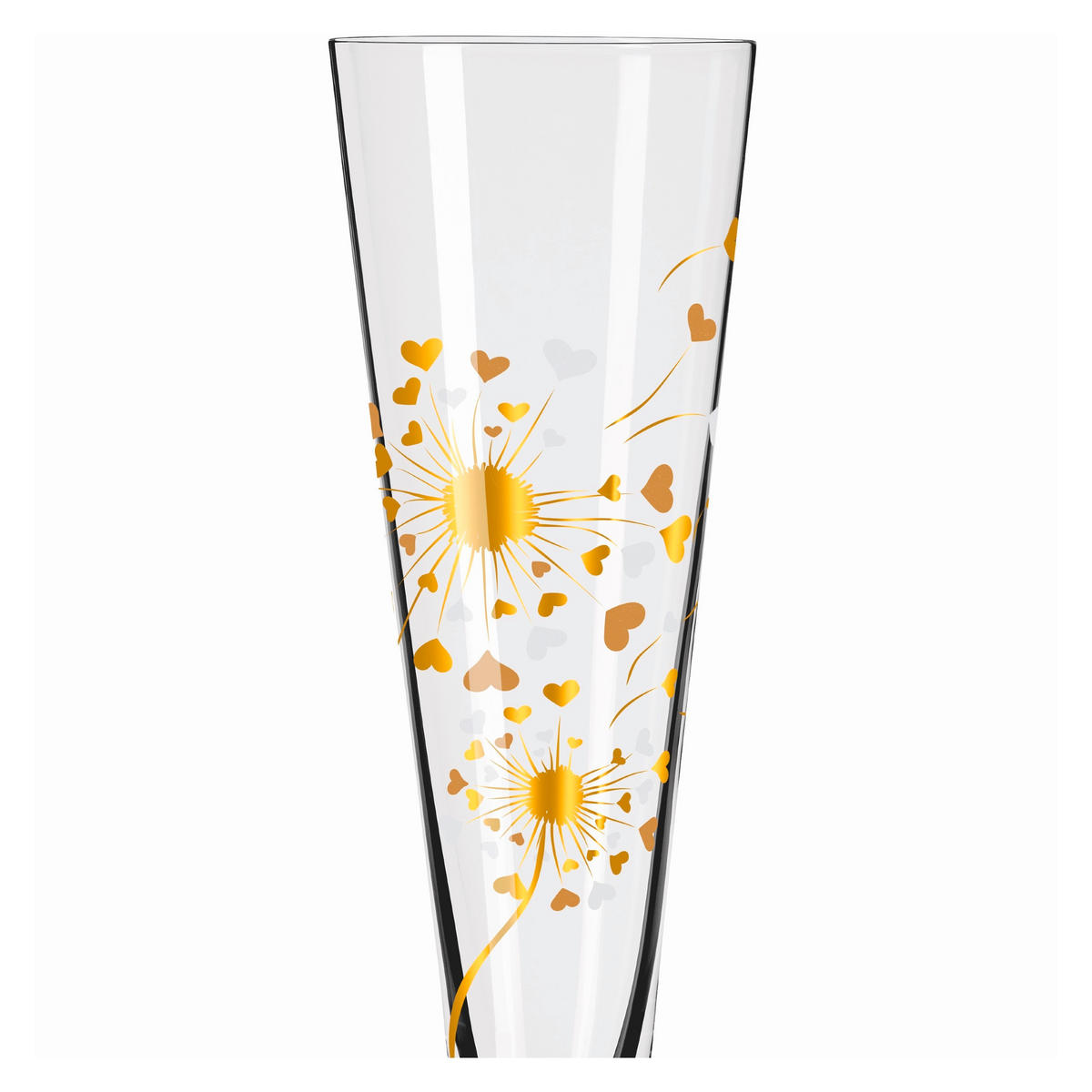 CHAMPAGNERGLAS 205 ml 2-teilig  - Platinfarben/Goldfarben, LIFESTYLE, Glas (7,2/24/7,2cm) - Ritzenhoff