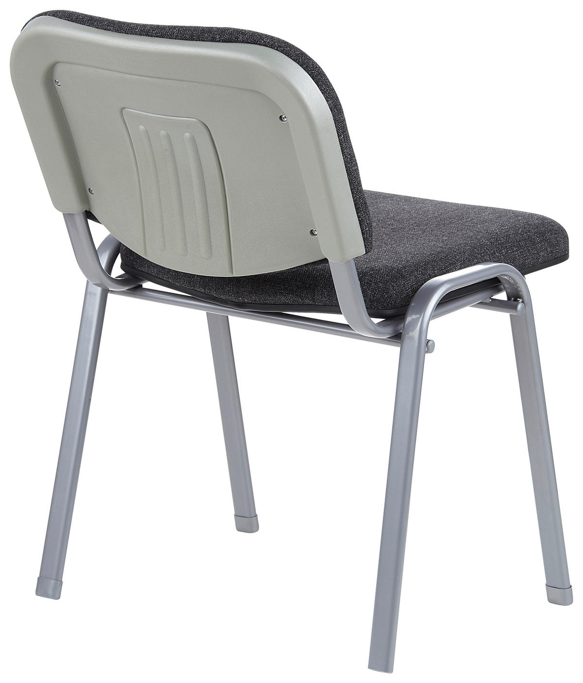 BESUCHERSTUHL Anthrazit  - Anthrazit/Silberfarben, Basics, Textil/Metall (58/84/48cm) - MID.YOU