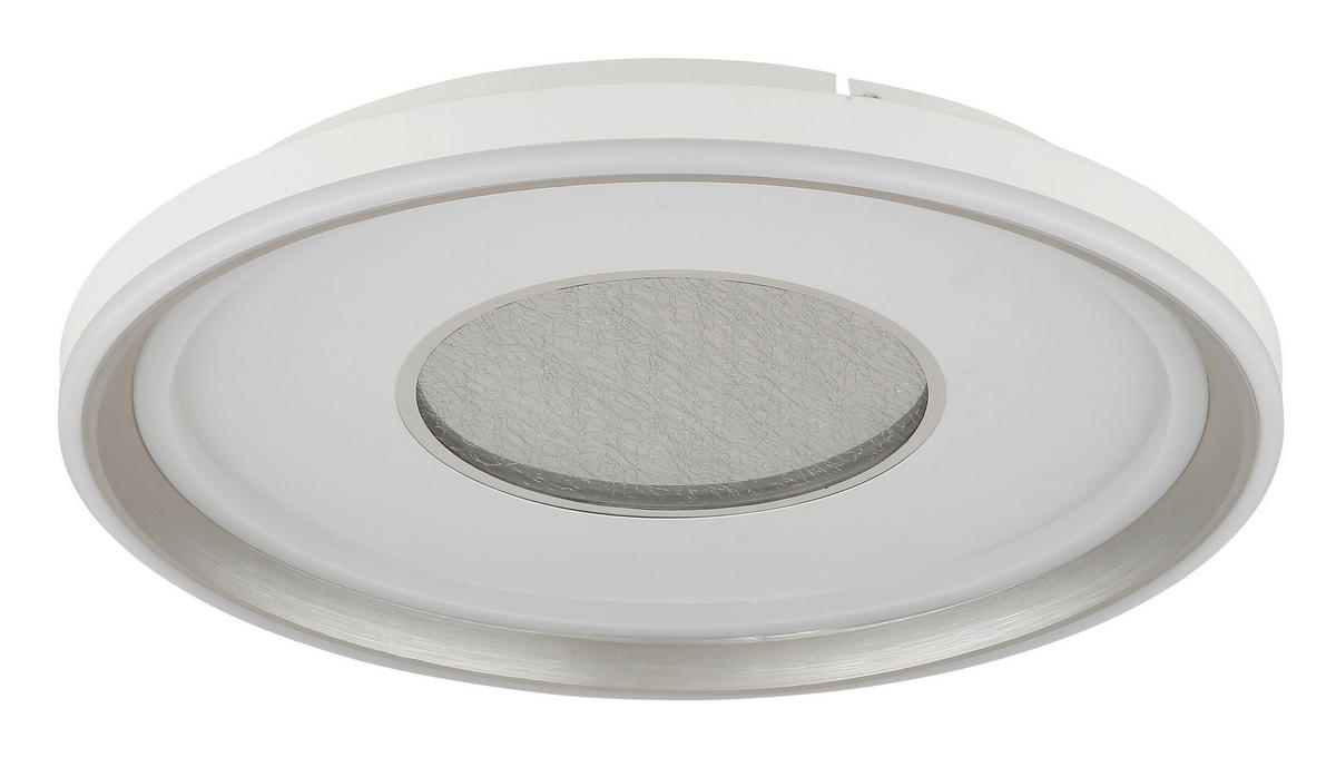 STROPNA LED-SVETILKA  EILA //2700-6000 K/230 V/ - barve šampanjca/bela, Design, kovina/umetna masa (48/7,5cm) - Globo
