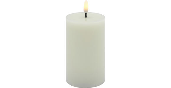 LED-KERZE 7,5/12,5 cm  - Creme, LIFESTYLE, Kunststoff/Paraffin (7,5/12,5cm) - Ambia Home