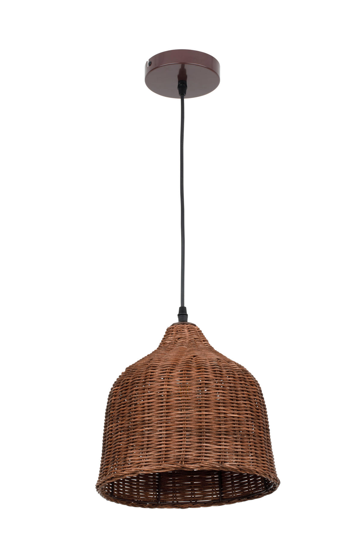 HÄNGELEUCHTE 26,5/150 cm    - Braun, Trend, Holz/Metall (26,5/150cm) - Collett's Monde