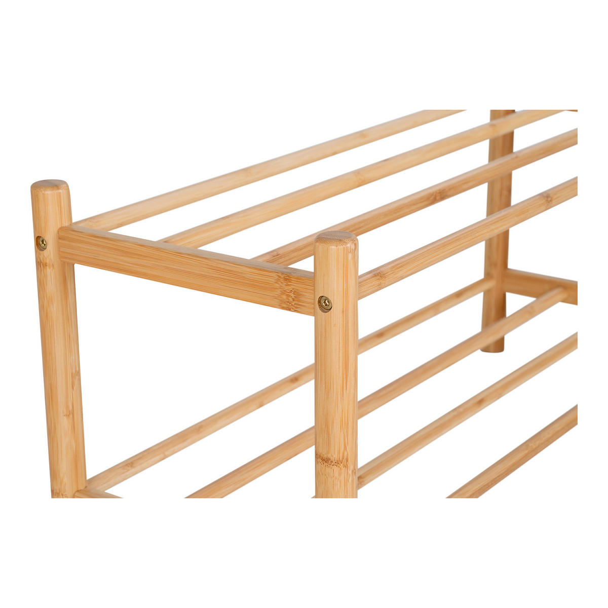 SCHUHREGAL Bambus Naturfarben  - Naturfarben, Design, Holz (70/33/27cm) - MID.YOU