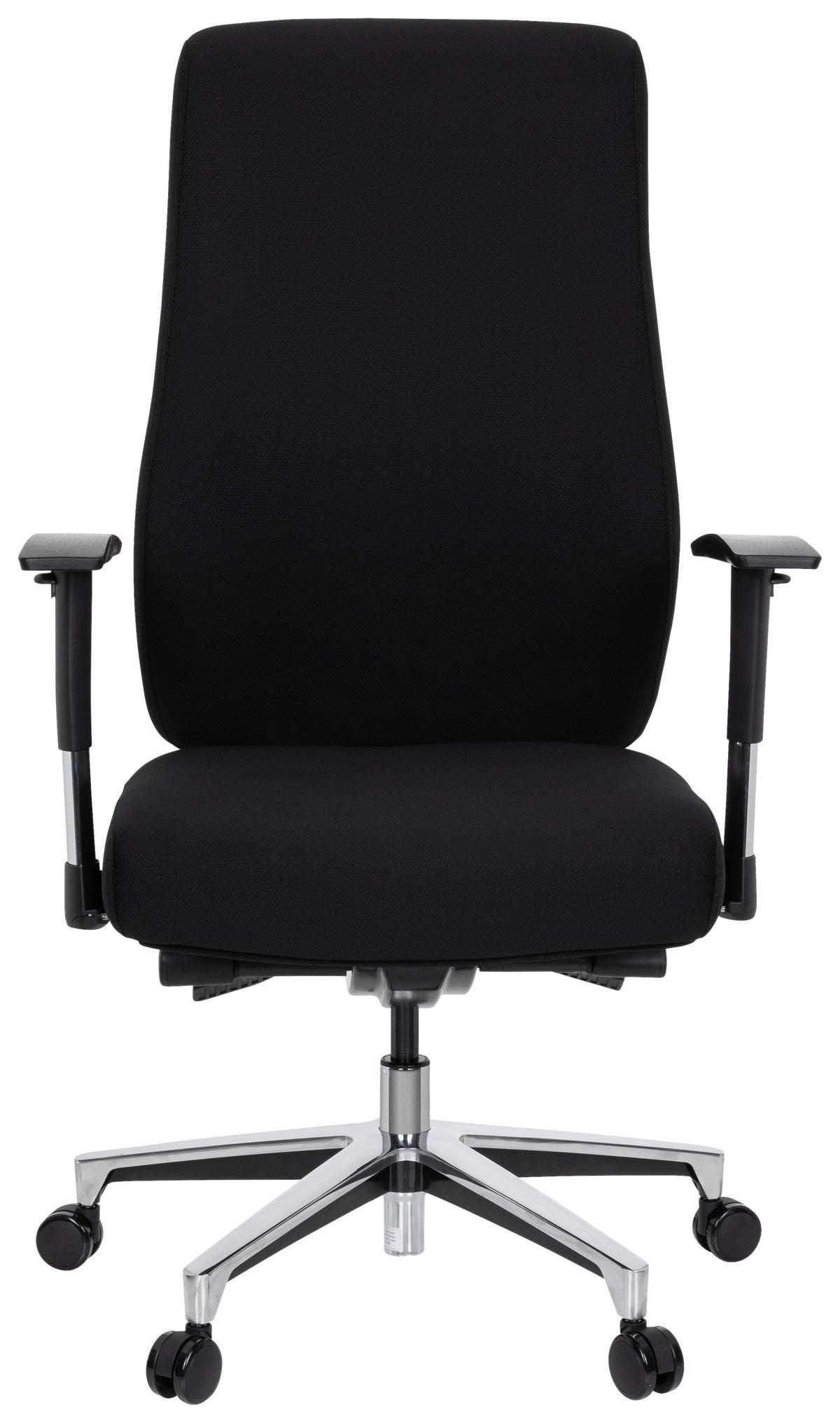 SNURRSTOL  i flatväv svart  - silver/svart, Basics, metall/textil (69/122/65cm) - MID.YOU