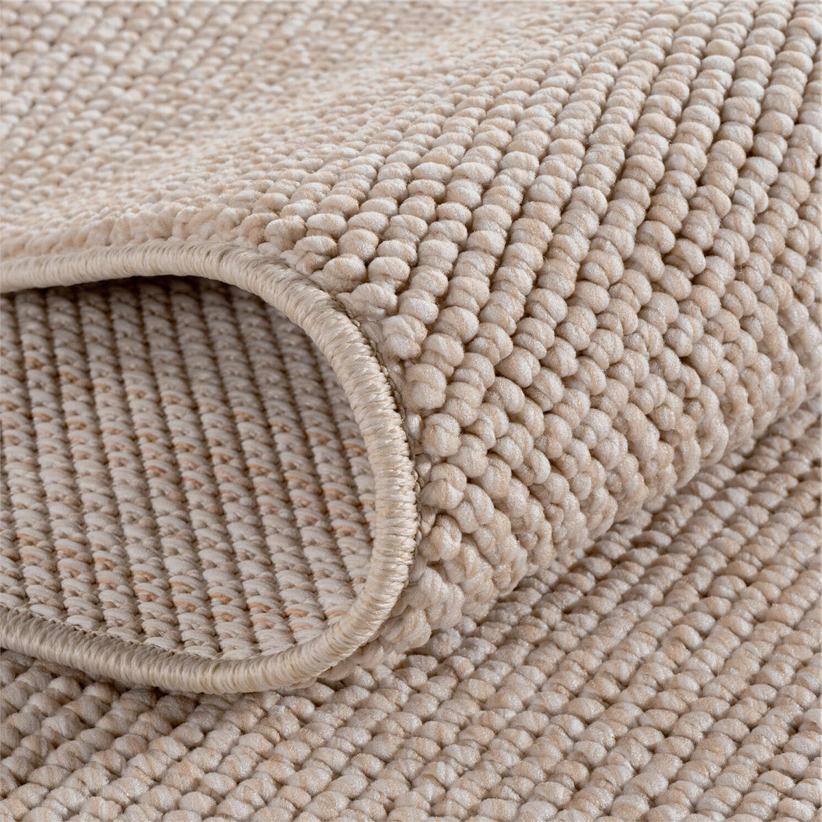 FLACHWEBETEPPICH 200/290 cm HELIX Beige  - Beige, Basics, Kunststoff/Textil (200/290cm) - Novel
