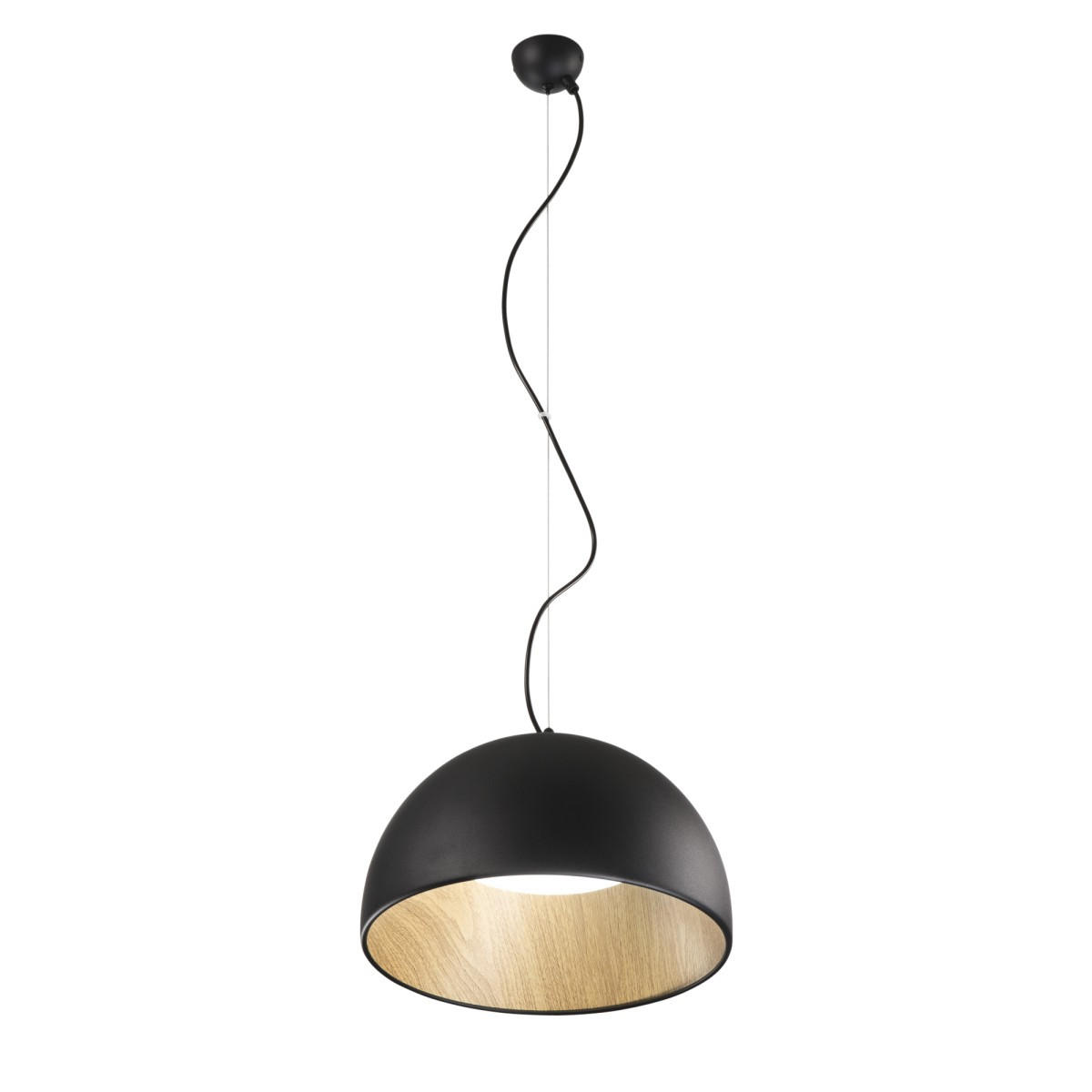 Luce ambiente Design Led-Hängeleuchte Luce Ambiente e Design Schwarz, Weiß 181 cm