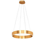 LED-HÄNGELEUCHTE 63/64/150 cm  - Goldfarben, Design, Metall (63/64/150cm) - Dieter Knoll