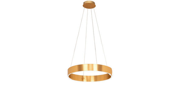 LED-HÄNGELEUCHTE Otis 63/64/150 cm   - Goldfarben, Design, Metall (63/64/150cm) - Dieter Knoll