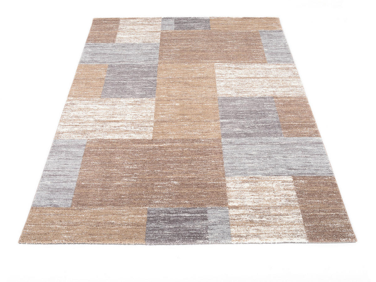 WEBTEPPICH 65/130 cm Grande Braun, Beige  - Beige/Braun, KONVENTIONELL, Textil (65/130cm) - Novel