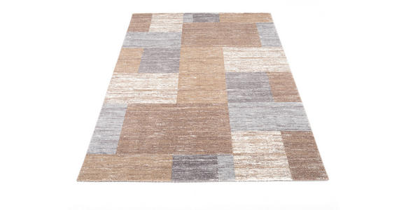 WEBTEPPICH 65/130 cm Grande Braun, Beige - Beige/Braun, KONVENTIONELL, Textil (65/130cm) - Novel