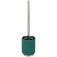 WC-BÜRSTENGARNITUR - Chromfarben/Dunkelgrün, Basics, Keramik/Kunststoff (10,2/40/10,2cm) - Sadena