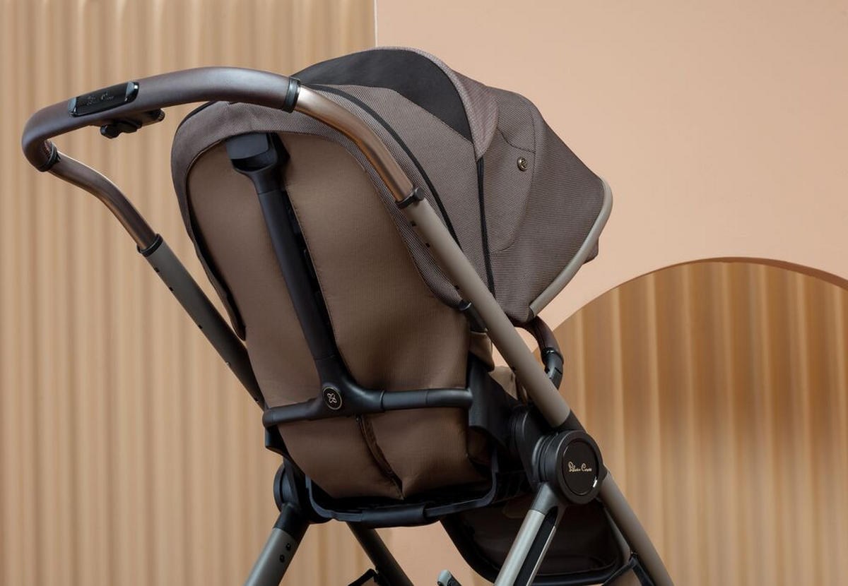 BARNVAGN Reef  - beige/greige, Design, metall/textil (85/98,5-112/61cm) - Silver Cross