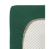 SPANNBETTTUCH Jenny C Single-Jersey  - Waldgrün, Basics, Textil (120/200cm) - Fleuresse