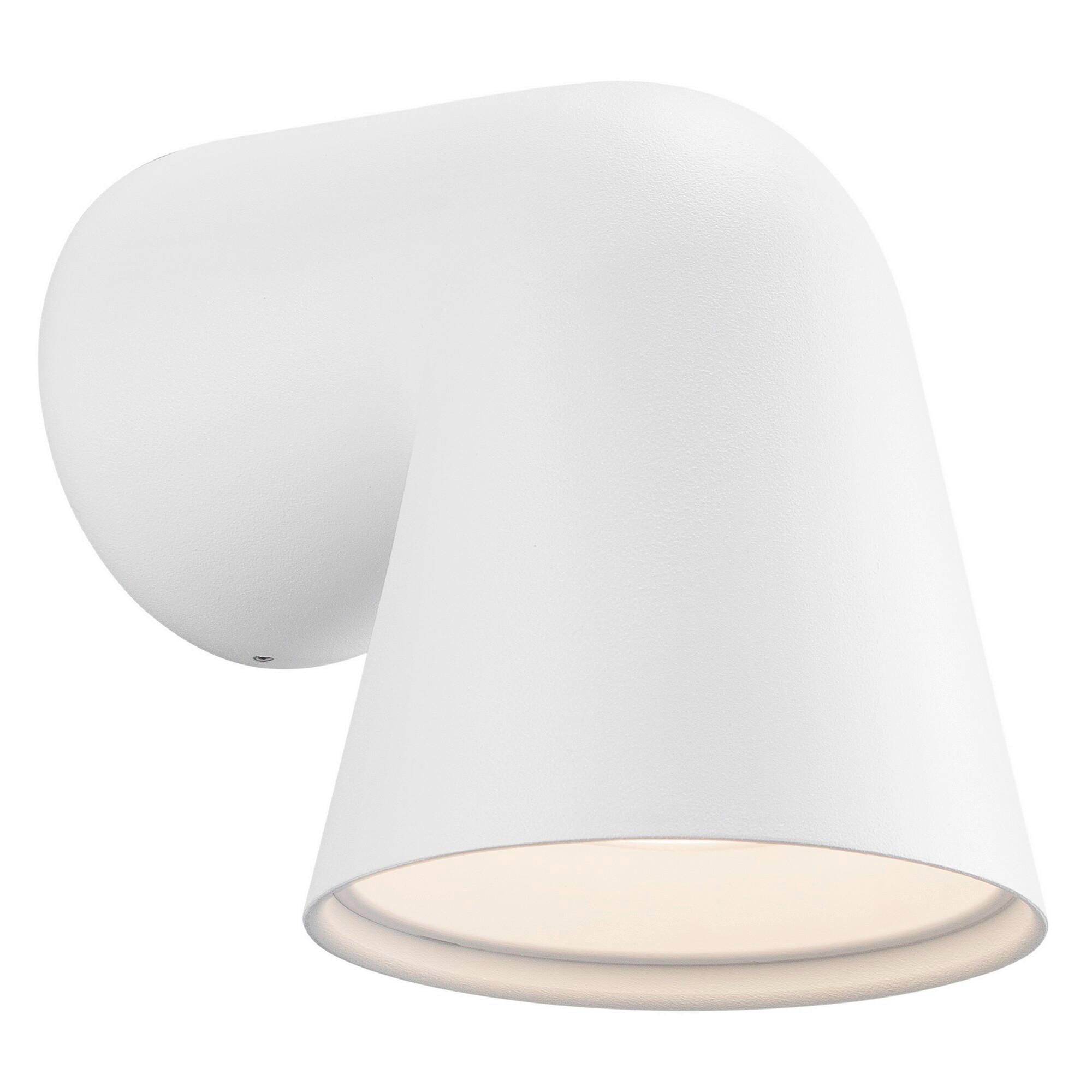 AUßENWANDLEUCHTE Front Single 11,8/15,6/17 cm   - Weiß, KONVENTIONELL, Metall (11,8/15,6/17cm) - Nordlux