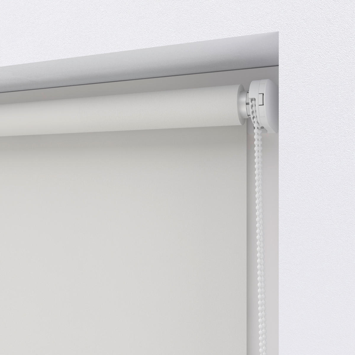 VERDUNKELUNGSROLLO  Verdunkelung  110/150 cm    - Weiß, Basics, Kunststoff (110/150cm)