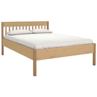 BETT 140/200 cm  in Eichefarben  - Eichefarben/Naturfarben, MODERN, Holz (140/200cm) - MID.YOU